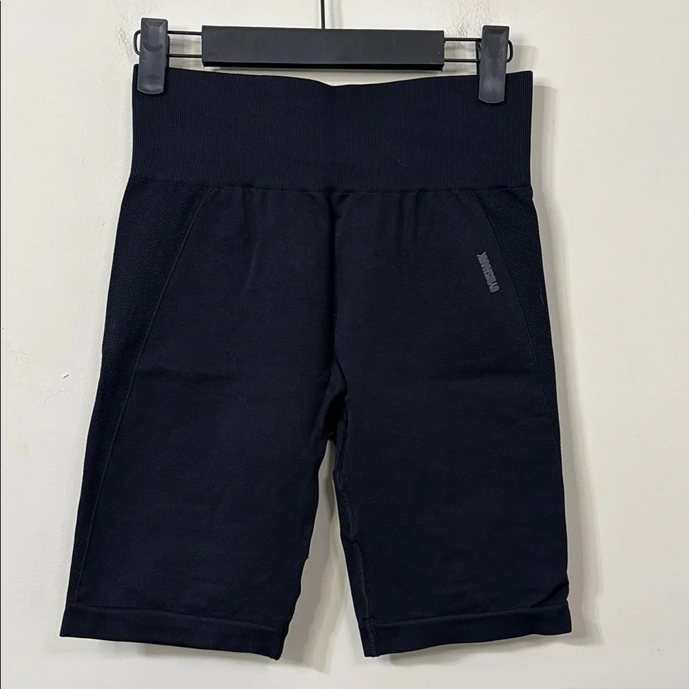 Gymshark Flex Cycling Bike Shorts Black Size Medium - Picture 2 of 5
